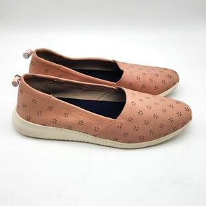 COLE HAAN Studio Grand OS Women's Perforated Slip On Leather Shoes Sz 10B